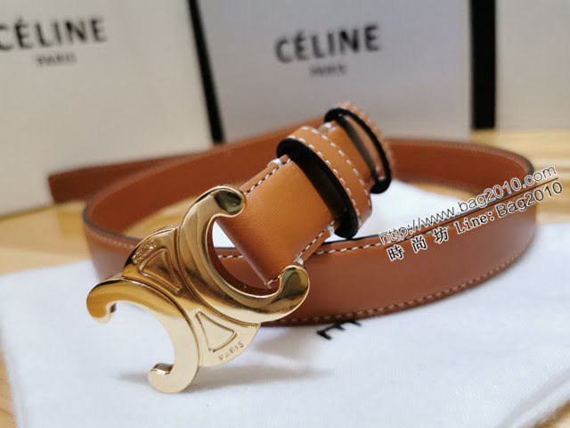 CELINE皮帶 賽琳女士腰帶 賽琳小牛皮可調節皮帶  jjp1010